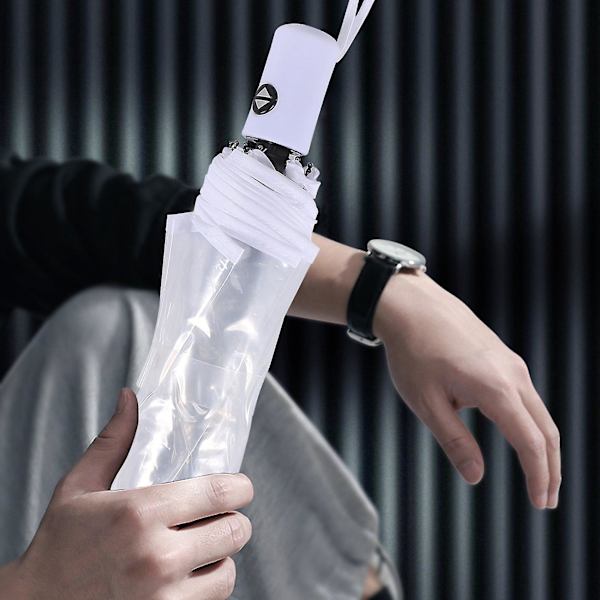 Transparent Paraply Automatisk Paraply Regn Kvinder Mænd Regn Auto Paraply Kompakt Fold vindtæt
