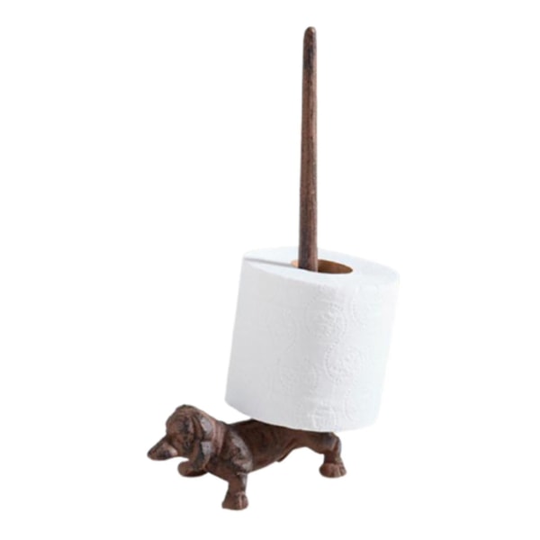Keittiörullan pidike ei poraa eläimen muotoinen seisova paperirullapidike Koristeeläimet Keittiö -ES Dog