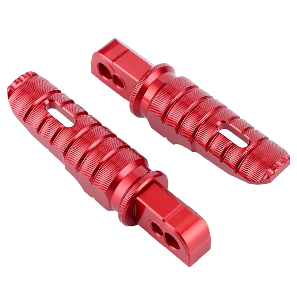 Pair Motorcycle Footrest Rear Foot Peg FP257-Set Fit for SUZUKI GSXS1000 GSXR600 GSR750(Red )