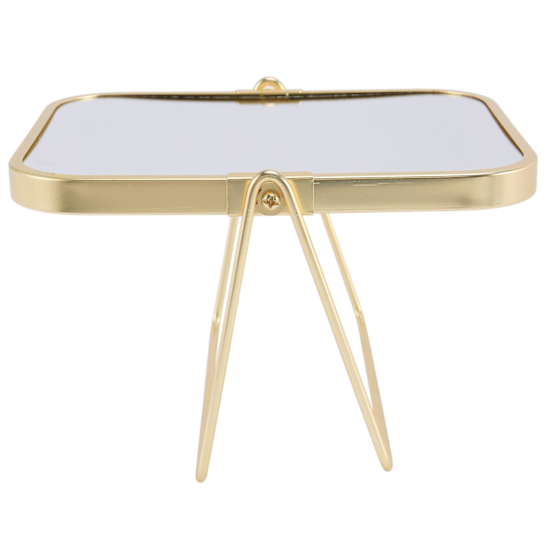 Sminkspegel med sminkspegel i metall 360 graders vridbar bordsspegel KL Matte Gold