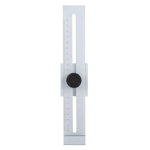 0-200mm Stainless Steel Marking Ruler Gauge Woodworking Marker Measuring Tool