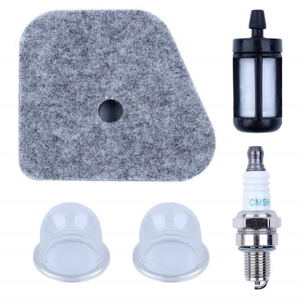 2 kpl polttoaineen suodatin sytytystulppa pohjapolttoainepumppu sopivuus FS90 FS90R FS100RX FS110R FS130R HL90 100 KM100 KM130