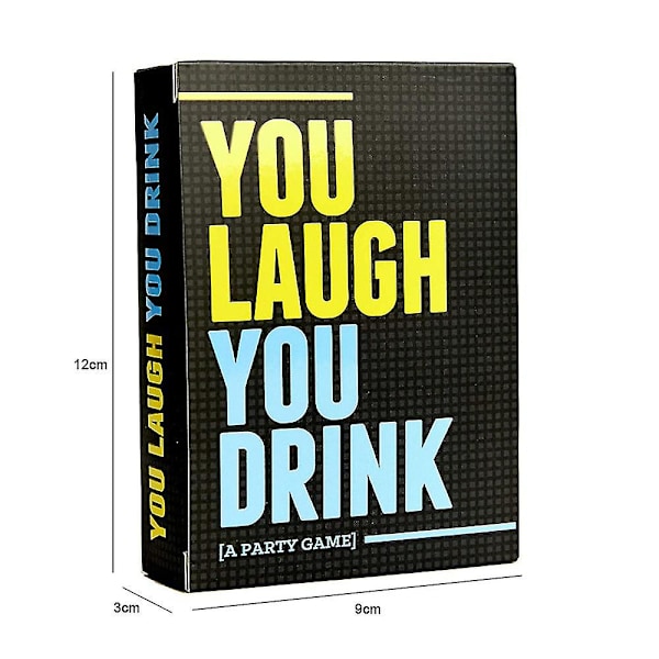 You Laugh You Drink - Juomapeli Ihmisille, Jotka Eivät Pysty Pysymään Vakavina Juhlakorttipeli Lahjat