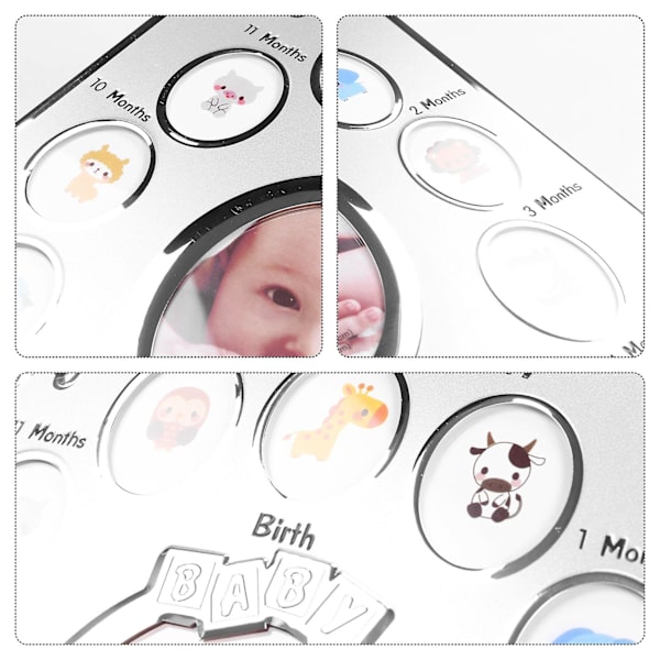 Barnfotoalbum Mitt Första År Babygåva Barnkalasgåva Hem Familj Dekoration Prydnader 12 Månader KL