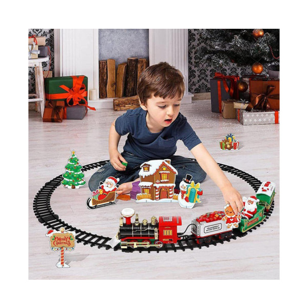 Julens elektriske toglekesett - med lys og lyder, Kid Railway Assembly