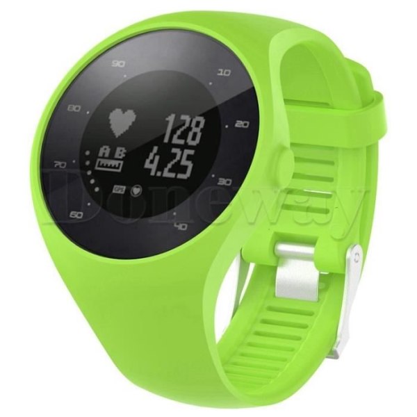 Vaihtohihna Polar M200 GPS -urheilukellolle (silikooni, lime)