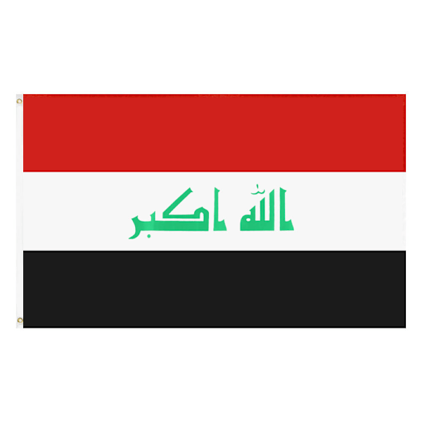 90*150cm Iraqi flag 3*5ft polyester flag