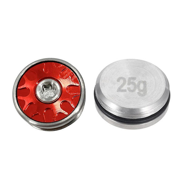 2 stk Golf Putter vægte til rådighed for Odyssey Stroke Lab Putter køller hoved 25 grams Red