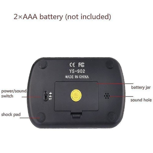 Professionelt skak ur Digital Watch Count Up Down Timer Board