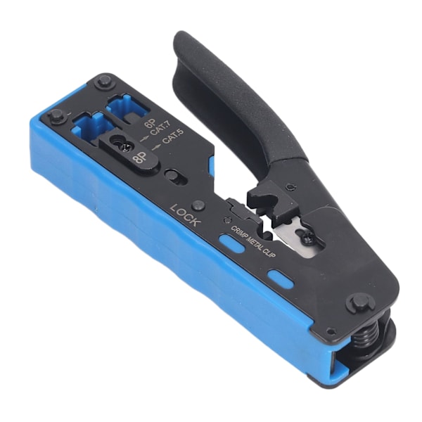 RJ45-krympeverktøysett, gjennomgang, alt-i-ett Ethernet-krymper for 8P 6P RJ-kontaktkrymping, kutting og stripping