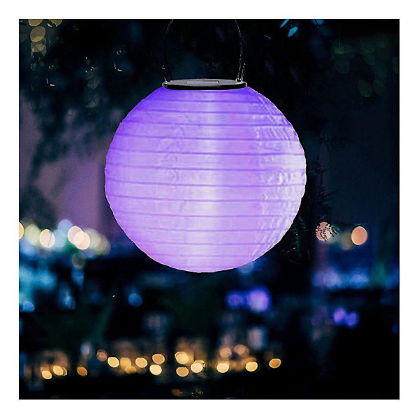 Solcellslyktor Utomhus Väderbeständiga Hängande IP55 Vattentäta Utomhus LED-Lyktor Hängande Lyktor Partybelysning (4-pack)