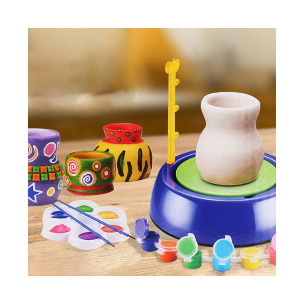 Flerfarget DIY keramisk keramikkhåndverksmaskin for barn