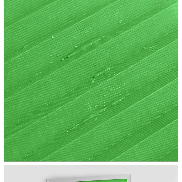 Självhäftande plisségardiner Många storlekar/färger Easy Fit Installation Uterum Green 90*180CM