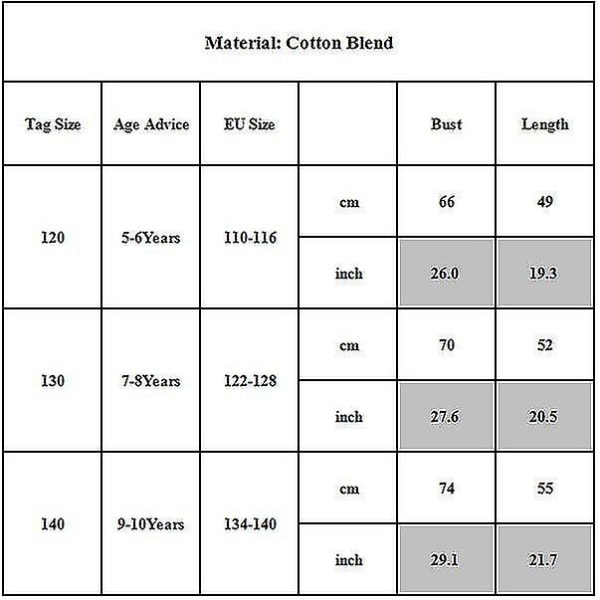 5-10 vuotta Turning Red Kids Lyhythihainen T-paita Casual Topit Lahja Rose Red 9-10 Years