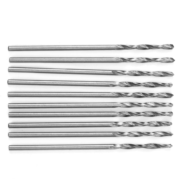 10 st raka skaft spiralborr pärlstans borrtillbehör delar set 1,4 mm