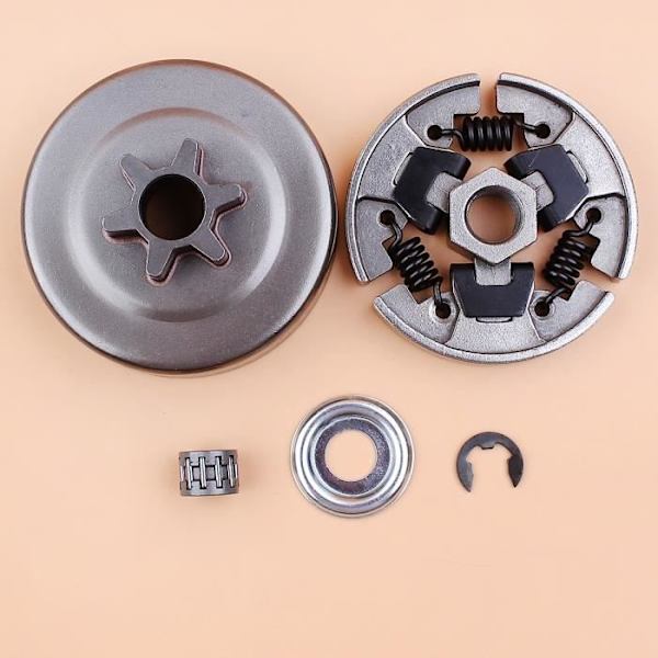 Haishine 3/8\" 6T Kytkinkumi Neula-laakerisarjalla (Ketjusahan osat) Yhteensopiva Stihl MS170 MS180 MS210 MS230 jne Hg