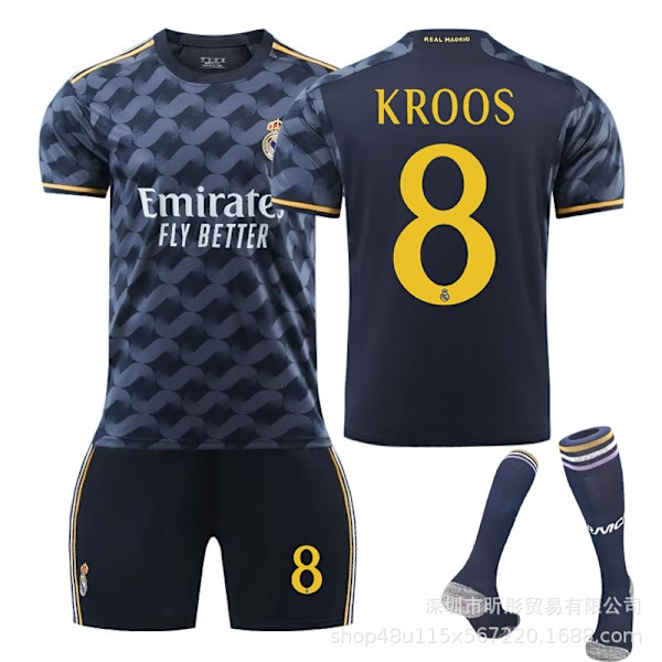 2324 Real Madrid bortaställ - Cross+sock XL(180-185cm)