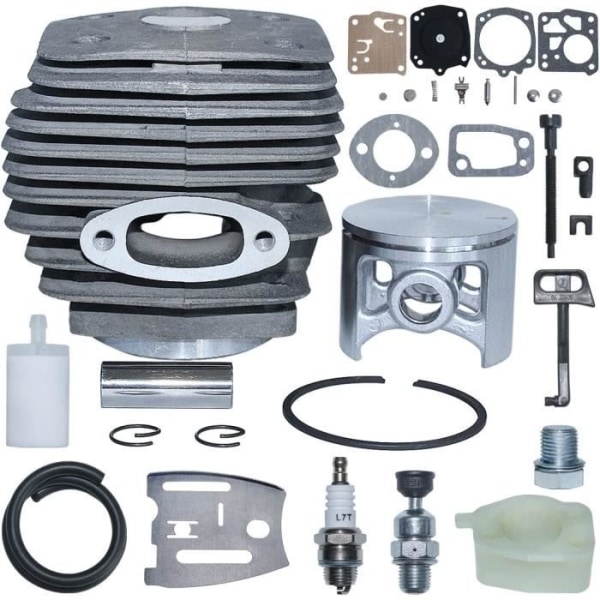 54mm Cylinder Piston Kit Kompatibel med Husqvarna 181 281 288 288xp 503907471 Carb Pakning