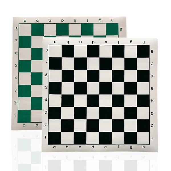 Pedagogiskt schackbräde i plast 42x42cm Grön