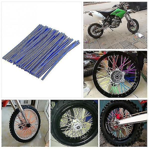 36 st Hjulnavsdekorationer för Motorcykel Dirt Motocross Purple
