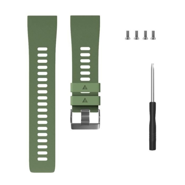 Erstatnings silikonstropp for Garmin Forerunner 35 Watch-Army Green