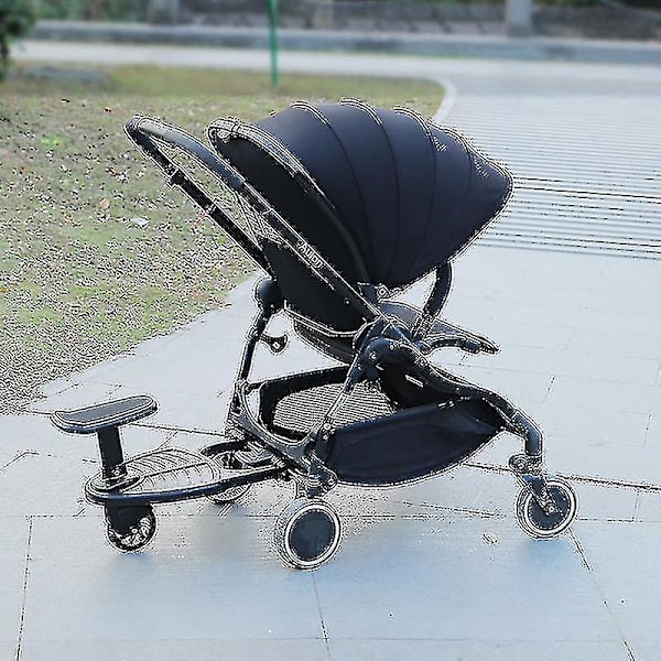 Hywell Universal 2-i-1 Barnevogn Ride Board med Avtakbart Sete Andre Barn Artifact Barn Rider Vogn Vedlegg med Sal Sete -ge