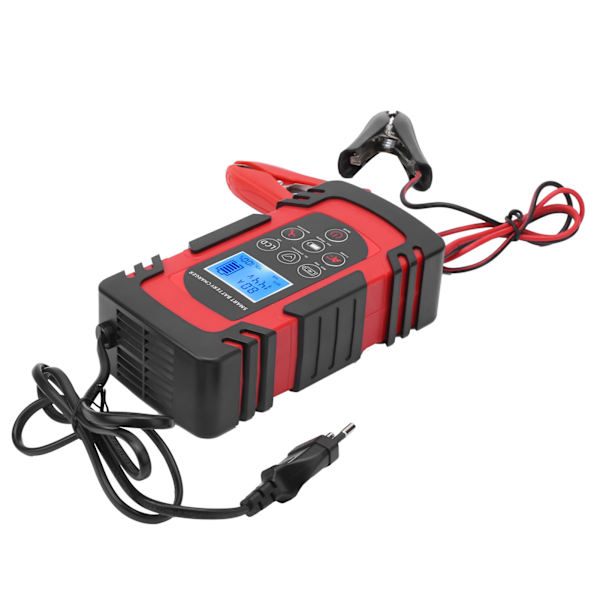 DC‑80 Smart Batteriladdare Underhållare Överladdningsskydd för Bil Motorcykel AC110‑220VUK-kontakt