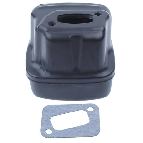 Ljuddämpare avgasljuddämpare med packningssats kompatibel med Husqvarna Motorsåg 340 345 346XP 350 351353 E EPA# 503862803 Hg