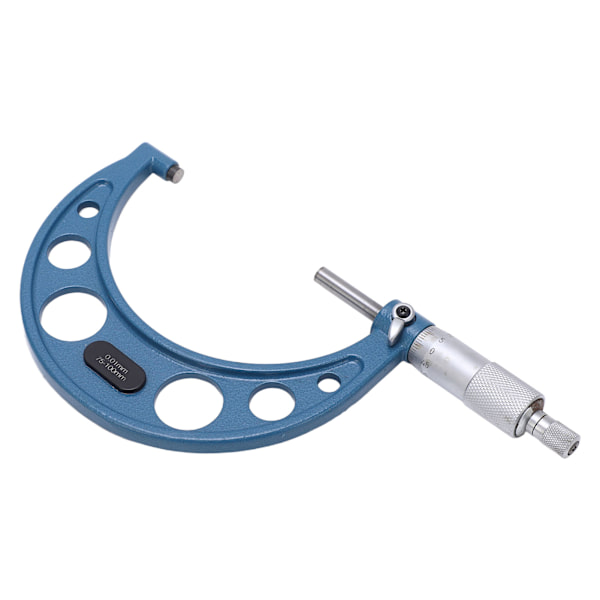 Mikrometer Stabil Legering Overflate Nøyaktig Måling Bærbar Mikrometer Kaliper Tykkelsesmåler 75‑100/0.01mm