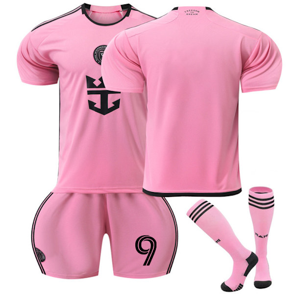 2425 Miami hem rosa fotbollströja 18(100-110cm)