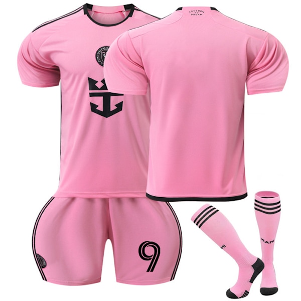 2425 Miami hjem rosa fotballdrakt 28(150-160cm)