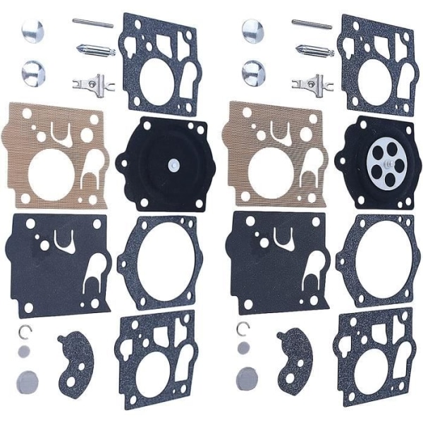 2 STK karburator reparationssæt kompatibel med McCulloch Mac Promac K10-SDC 700 8200