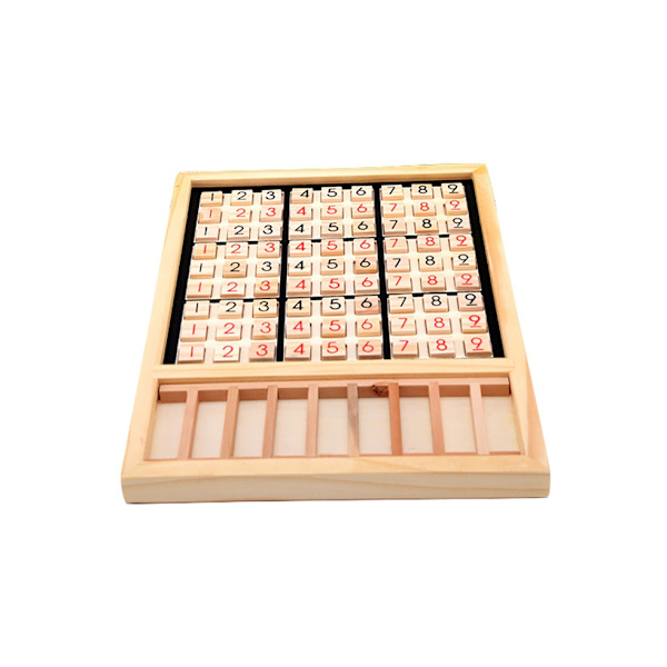 Puinen sudoku-shakkipalapeli, opettavainen lelu