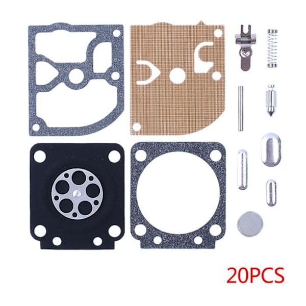 20st Carb Membran Reparation Kit kompatibel med STIHL MS170 MS180 017 018 OEM# ZAMA RB-77 reservdelar Hg