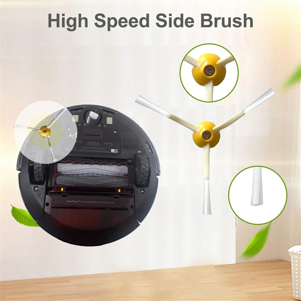 Sivuharjan varaosat iRobot Roomba 900 800 -sarjalle, 980 960 860 850 861 866 870 890 Vac reunojen lakaisuharjat
