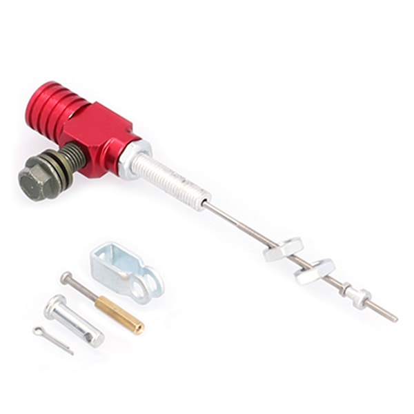 Hydraulinen kytkinpääsylinteri M10x1.25mm alumiiniseosmuunnos moottoripyörälle ATV-lika-pyörälle punainen