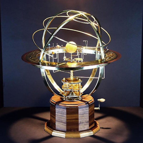 Retro Grand Orrery Model af Solsystemet Hjem Stue Soveværelse Dekoration Husopvarmning Fest, Fødselsdagsgave, Gaver -hg
