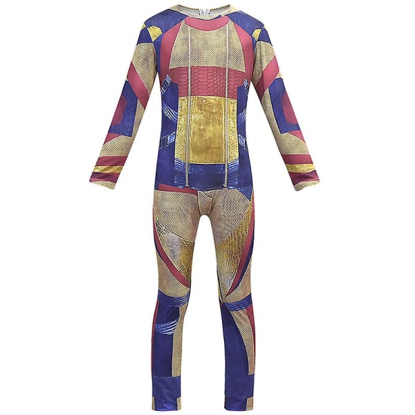 Kids Boy Descendants 3 Jay Carnival Cosplay Halloween 3D Jumpsuit puku - Monivärinen 10-11 Years