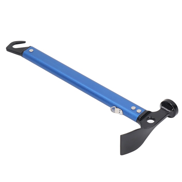 Spikerhammer Teltplukk Trekker Aluminiumlegering Håndtak Multifunksjonell Hammer for Utendørs Camping