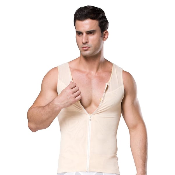 Män Shapewear för Kroppsskulptering, Magkontroll, Underkläder, Tank Tops S