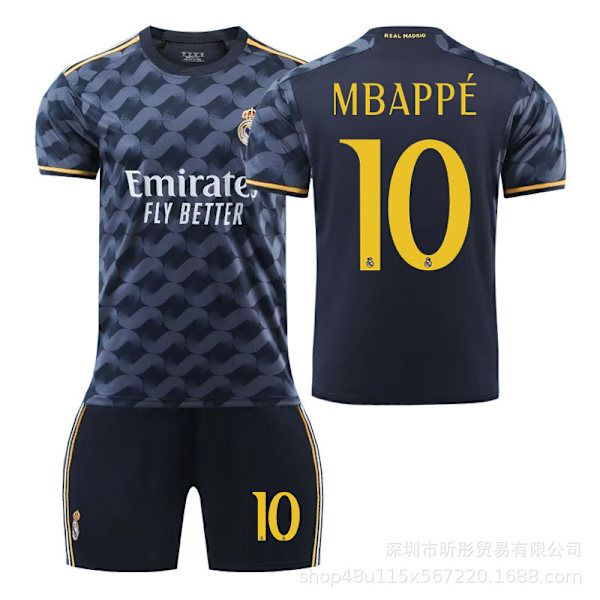 2324 Real Madrid bortaställ - Kylian Mbappé 22(120-130cm)