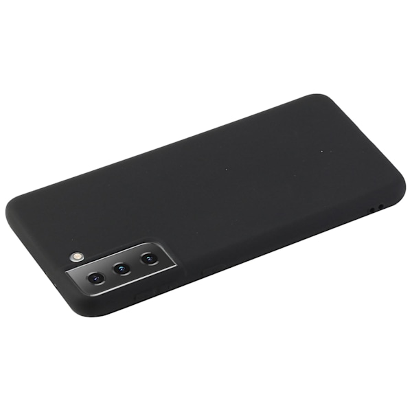 Til Samsung Galaxy S22 5G Blød TPU Ultratynd Telefon Bagside Cover Let Mat Finish Belægning Etui Black Style A Samsung Galaxy S22 5G