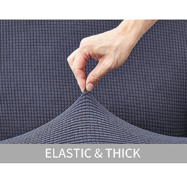 Stretch Recliner Soffaöverdrag Halksäker Möbelskydd Mjuk Tjock Överdrag (Endast Soffaöverdrag) Gray