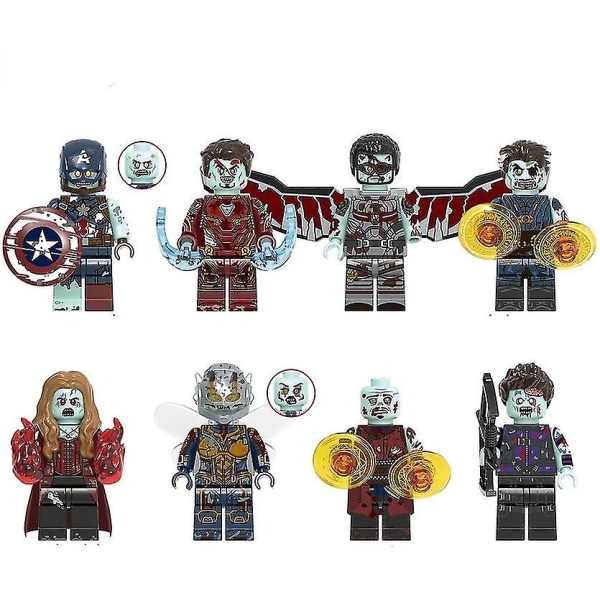 Zombie-versio Avengers Super British Iron Man Falcon Dr.