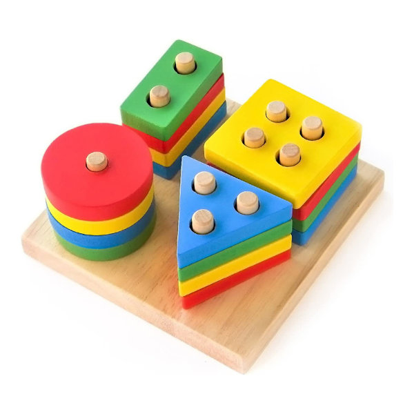 Montessori Trælegetøjssæt til Børn