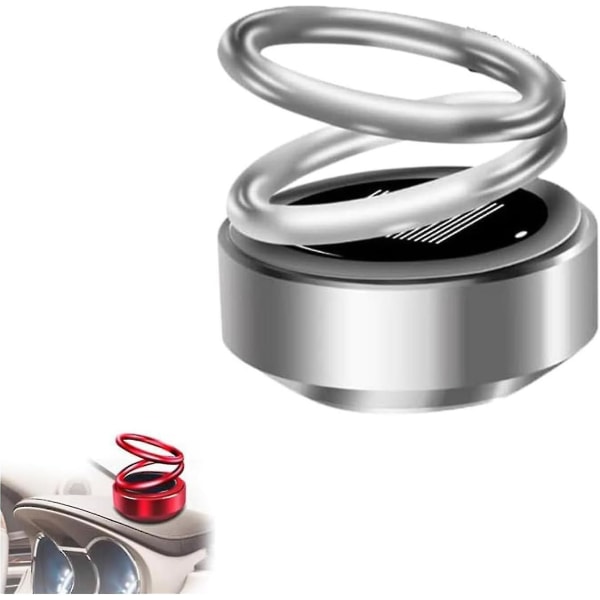 2023 Ny Aexzr bærbar kinetisk minivarmer, dobbel ring roterende kinetisk solvarmer aromatisk diffusor luftfukter -ES Silver