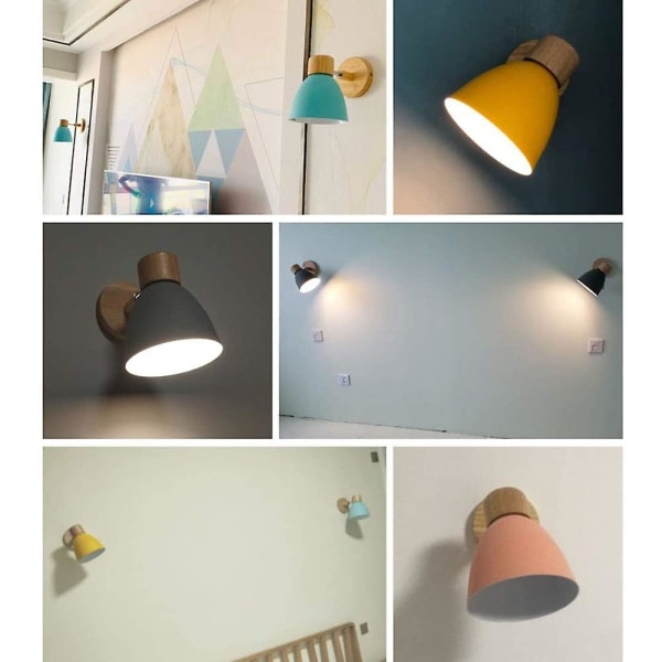 LED-seinävalot sisätiloihin, moderni tyyli olohuoneeseen, makuuhuoneeseen, käytävään, vihreä