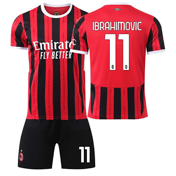 2425 AC Milan huvudtröja PULISIC fotbollströja C 20(110-120cm)