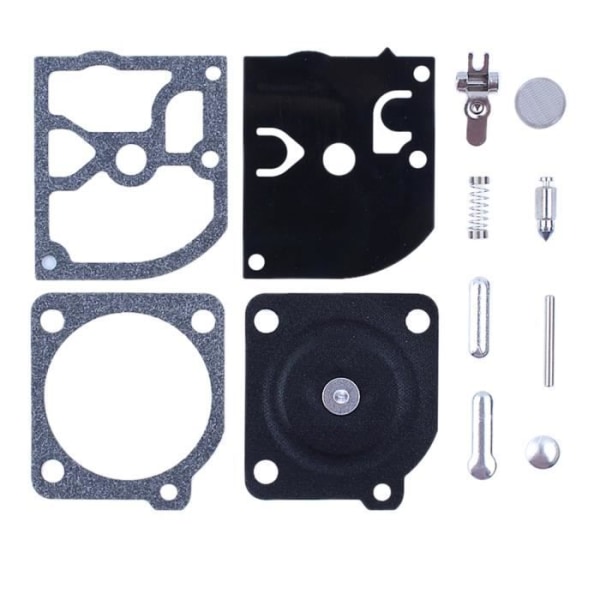 2 stk./sett forgasser reparasjonssett Kompatibel med Husqvarna 136 137 141 142 334T 338 XPT motorsag Zama C1Q-EL33/