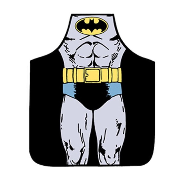 Unisex Voksen Nyhet Matlaging Kokk Forkle Fest Middag Grill Kjøkken Klesplagg Batman